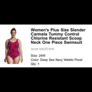 Lands End Bathing suit Size 24W